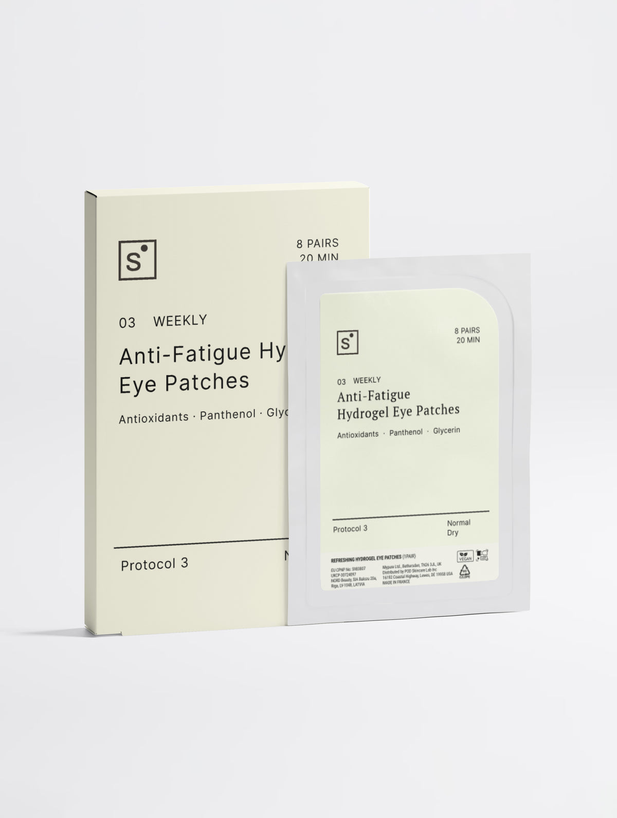 Anti-Fatigue Hydrogel Eye Patches